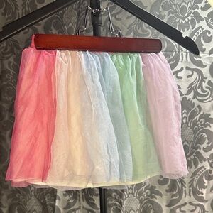 Multicolor Tulle Skirt